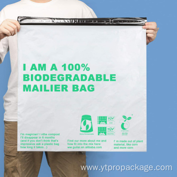 biodegradable custom printed logo poly mailer bags